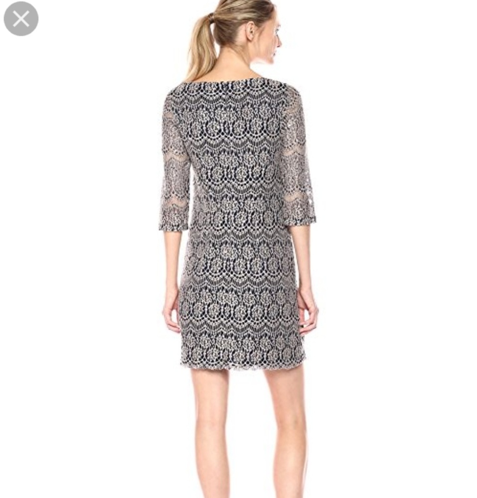 Beautiful lace and beige dress dress